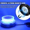 I LITTON Blue LED Beacon Strobe Light, 16 Modes, 48