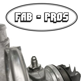 Fab Pros Oil Inlet Fitting Adapter for Turbo or Engine M10 x 1.25 (10mm x 1.25) -4 AN 4AN