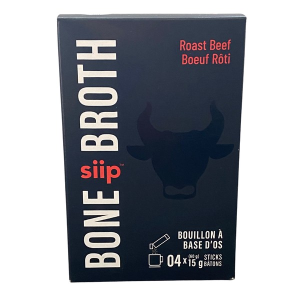 siip Bone Broth Roast Beef 4x15g