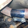 Exhaust Clamp 2 inch, 75mm Butt Joint Band Exhaust Clamps