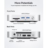 ORICO USB Hub Compatibility with Mac mini M4, 9-in-1 Aluminum