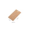 Hohopeti 100pcs Jewelry Display Cards for Earrings Blank Kraft Paper