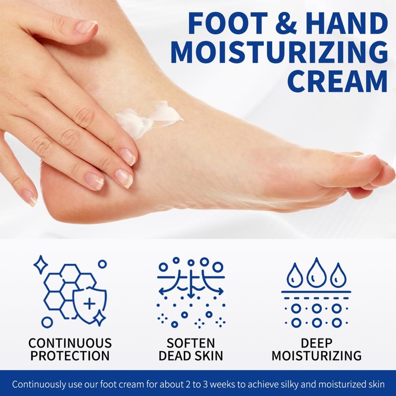 60% Urea Cream,Cracked Heel Repair Cream for Feet and Hand