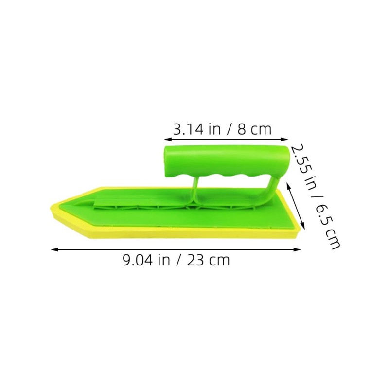 HOMSFOU Rubber Sponge Grout Float Tool Handheld Caulking Trowel for