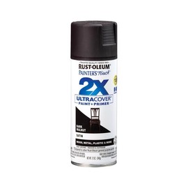 Rust-Oleum Painter's Touch Ultra Cover Satin Dark Walnut Spray Paint 12 oz.