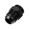 X AUTOHAUX 2pcs Black 10AN Male to M22 x 1.5mm