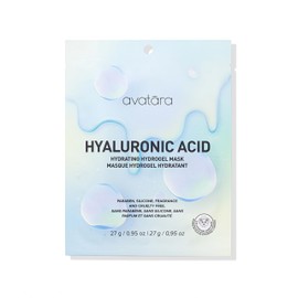 Avatara Hyaluronic Acid Hydrogel Face Mask - Mascarilla Facial Hidratante en Lámina con Aloe y Abedul Blanco para una Piel de Apariencia Suave - 1 pz