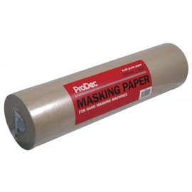 ProDec 12" x 55m Brown Masking Paper for Hand or Machine Application
