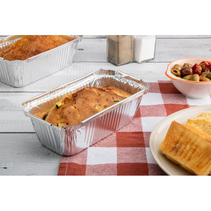 Miamex 25 x 480ml Aluminium Disposable Food Freezing BBQ Baking