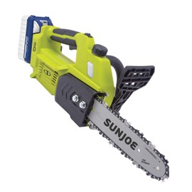 Sun Joe 24V-10CS 24-Volt iON+ 10-Inch Cordless Chain Saw, Kit (w/ 4.0-Ah Battery + Charger)