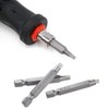 Mesee 50mm Square Head Screwdriver Bit Set with 1/4 Inch