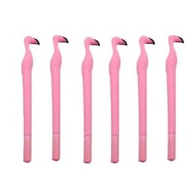 BNJZWJJ 30 Pcs Black Ink Flamingo Gel Pens, 0.5mm Flamingo Party Favors Flamingo Pens, Smooth Writing Cute Multicolor Pens for Kids School Supplies, Teacher Gifts & Birthday Party Goodie Bags