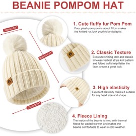 Winter Beanie Hat Scarf Gloves Ear Muffs Socks Sets for Women Men Warm Beanies Hats Touch Screen Gloves Long Scarves 5PCS