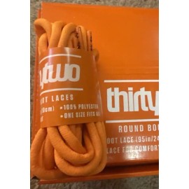 Thirtytwo Snowboard Boot Laces Polyester 87” Orange Round Soft OEM genuine 2025