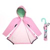 Kids Umbrella & Panda Bear Rain Coat for Girls and