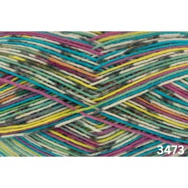 King Cole 783473 Zig Zag 4Ply Circus Yarn - 420M, 100g