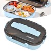Lunch Box Removable Tray Keep Warm Function Food Grade Plastic