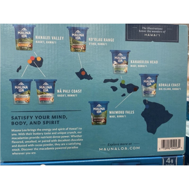 Mauna Loa Premium Roasted Macadamia Nuts, Hawaiian Sea Salt Flavor,