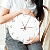 jojofuny Clock Movement Mechanism Replacement Kit with Walnut Wood Hands