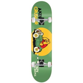 Toy Machine Skateboard Assembly Axel Toons 8.25"" x 31.88"" Complete, Green