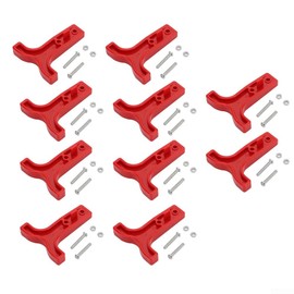 10 Pack 50AMP 600V T-Handles For Anderson Style Connector Tools 12-24V Red