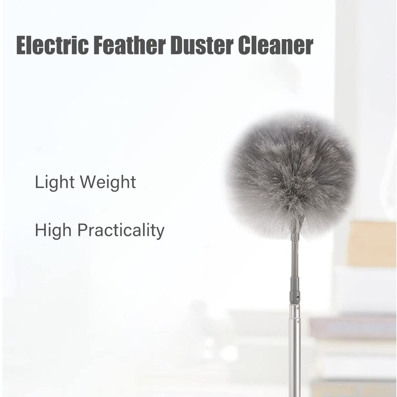 Zerodis Electric Duster, Portable Telescopic Multifunction Automatic Electrostatic Adsorption Brush