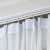 Hotop 30 Pieces Metal Drapery Curtain Rings and 30 Pieces