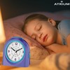 Atrium Kinder Wecker Analog Quarz ohne Ticken mit Licht und