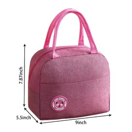 WITERY Insulated Lunch Bag with Cutlery Bag Large Cool Bag Leak-Proof Thermal Lunch Tote Bags for Men Kids Picnic Camping School Work