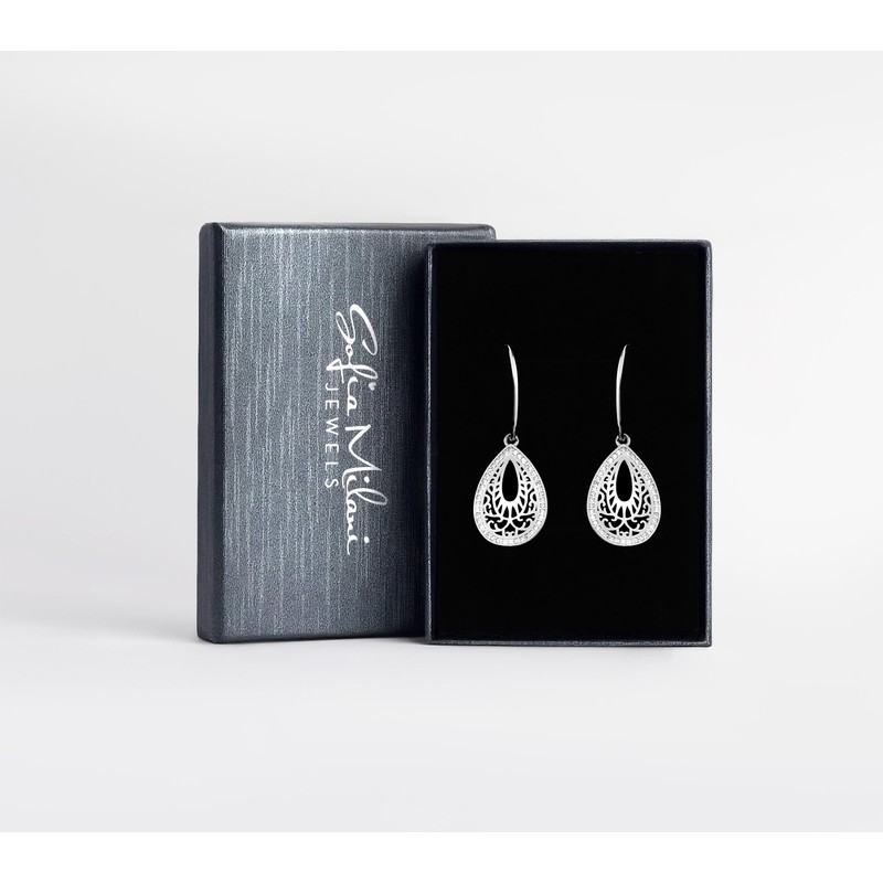 SOFIA MILANI - Women's Earrings 925 Silver with Zirconia Stones