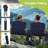 ALPHA CAMP Oversized Portable Camping Chair Heavy Duty Folding Chair