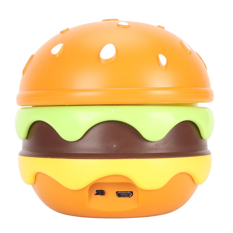 Kids Reading Light Hamburger Style Flexible Gooseneck USB Charge Soft