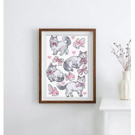 Letistitch Counted Cross Stitch Kit Pink Dreams L8801