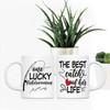 Coupele Gifts,One Lucky Fisherman,Best Catch of His Life Couple Mugs