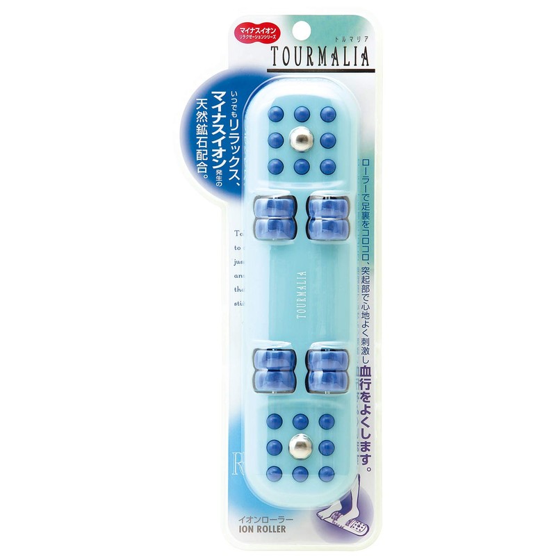 Mantensha T318 Tormalia Magnetic Foot Care, Ion Roller, Natural Ore,