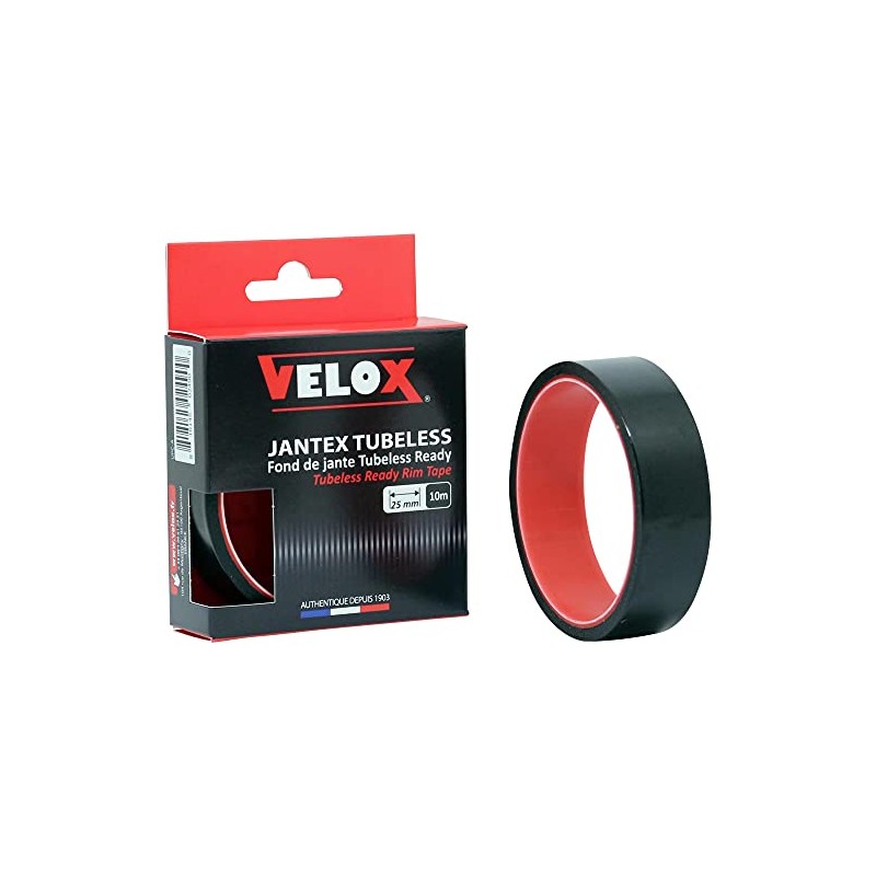 Velox Jantex Tubeless Rim Tape, Black, 25mm x 10 meters