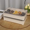 FORUP Sunglasses Organizer, Plastic Stackable Eyeglass Case Storage Organizer, Sunglass