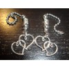 Deatjame A Pair Intertwined Hearts Light/Lamp Pulls Ceiling Fan Pull