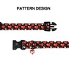 Lionet Paws Valentine's Dog Collar- Cute Sweet Pink Heart Black