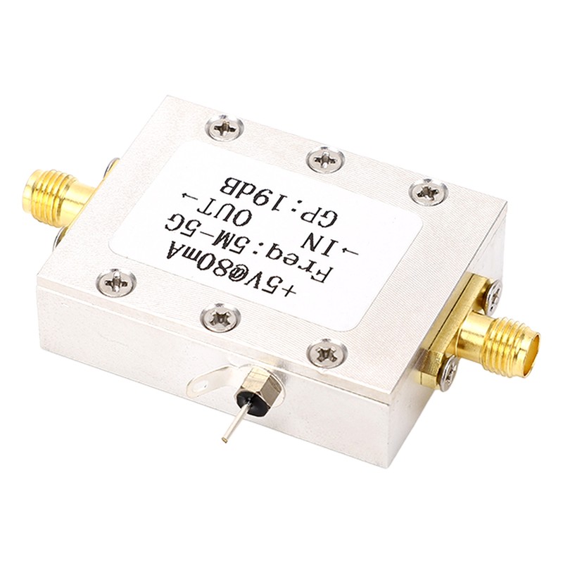 Signal Amplifier Module Broadband High Linearity 19dB 5M‑5G RF Signal