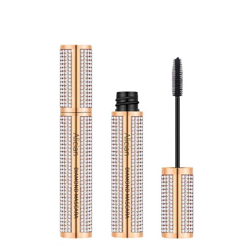 Home VIBELY Diamond Mascara Impermeable Largo Curling Extensión Pestañas Micro
