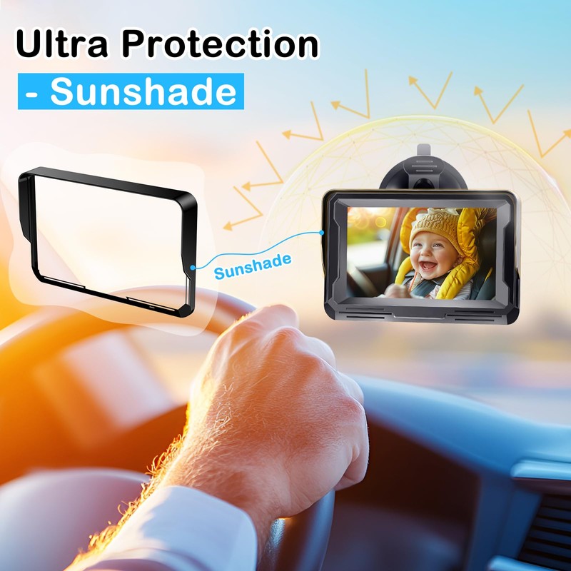 Baby Car Camera Easy Install: Rear-Facing Infant View for Cars