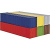 H0 40 ft containers (6 pcs.)