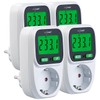 revolt Energy Meter: Set of 4 Digital Energy Cost Meters,