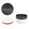 Multifunctional Round Rice Steaming Box Microwave Oven Special Lunch Box