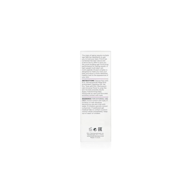 M.A.D SKINCARE ANTI-AGING: Transforming Daily Moisturizer - 50g