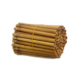 IA Crafts Bamboo Tubes, for Mason Bees, Natural Bamboo Bee Nest, Easy to Split for Cocoon Harvest, 5.9" Long and 0.27"-0.4" Inner Diameter (0.75)