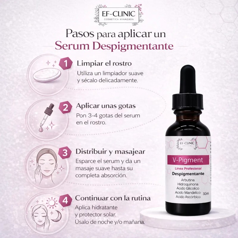 V-pigment Serum 30ml Despigmentante Manchas Arbutina Vit C Todo Tipo