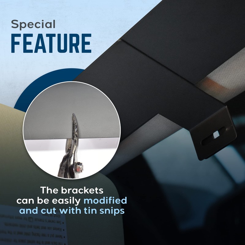 Ultra Bright Lightz Interior Visor Bracket with Extension for Full