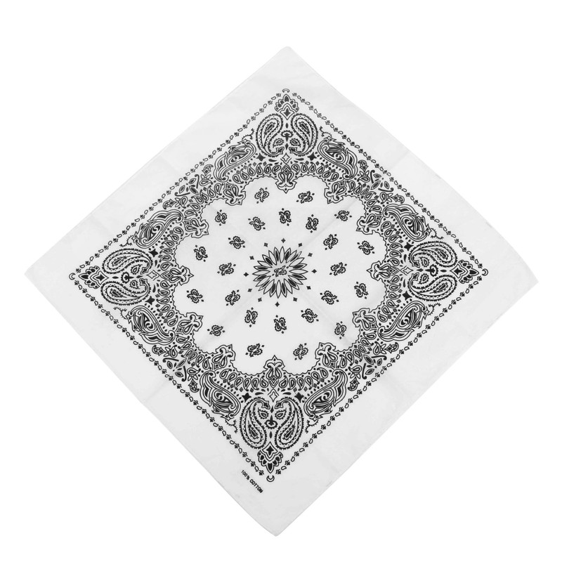 Trifong Bandana, Unisex, 100% Cotton, Cashew Nut Pattern, Paisley Handkerchief,